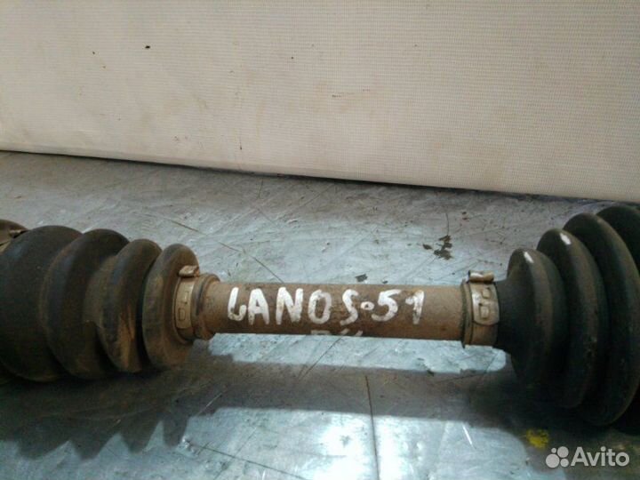 Привод, полуось передний левый Chevrolet Lanos