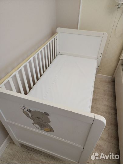 Кровать с матрасом mothercare детская