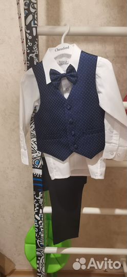 Костюм тройка детский 104