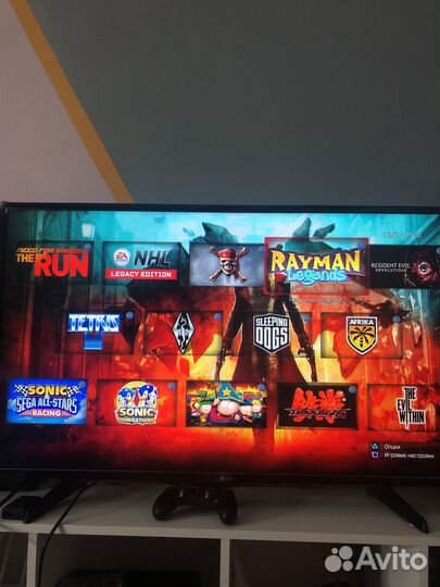 Sony PS3 slim прошитая +50 игр