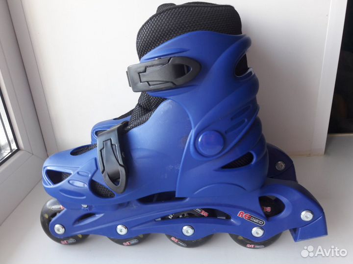 Ролики Re-action 33-36 р и защита Bauer