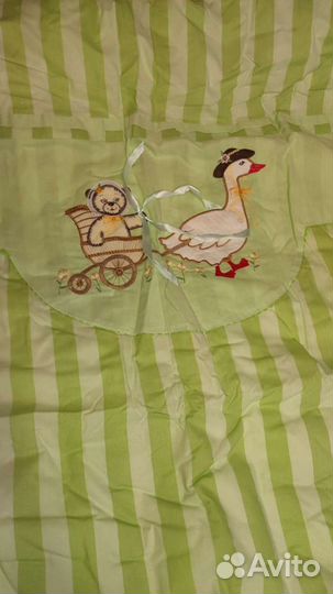 Комплект в кроватку с балдахином