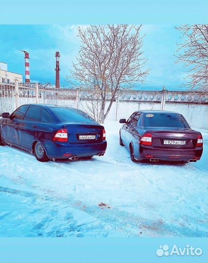 Глушитель ваз приора