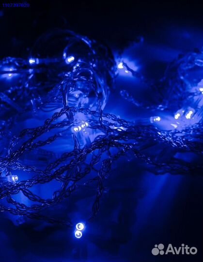 Гирлянда штора + авитодоставка