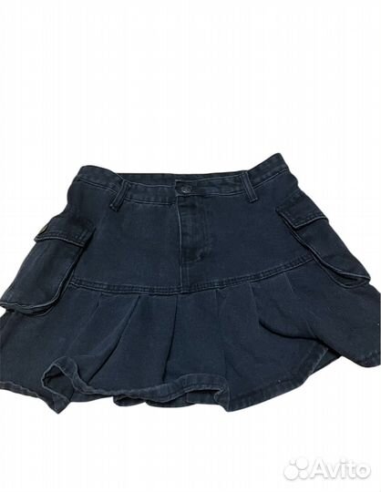 Карго юбка готическая y2k