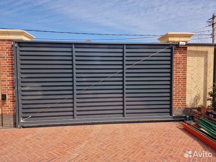 Откатные ворота Alutech ProTrend