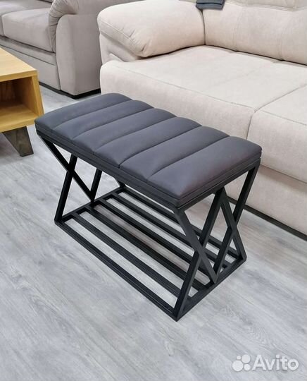 Банкетки обувницы лофт металлические