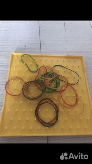 Палочки счетные геостикс, геоборд доска