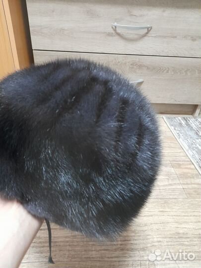 Норковая шапка новая