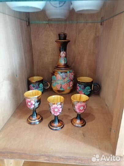 Графин и стопки СССР