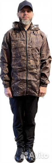 Ветровка летняя, без подкладки «Лес», тонкий рип-с