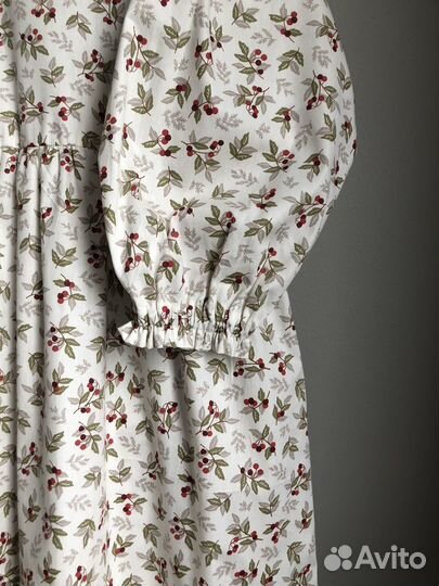 Платье свободного кроя из хлопка