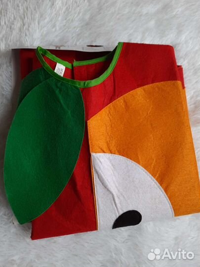 Карнавальный костюм детский яблоко ёжик собака