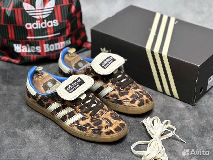 Кроссовки adidas samba Леопард р37