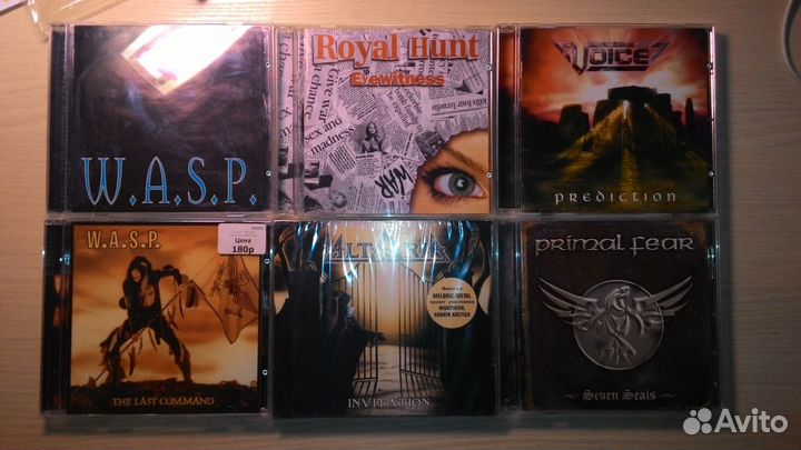 CD зарубежный и русский рок