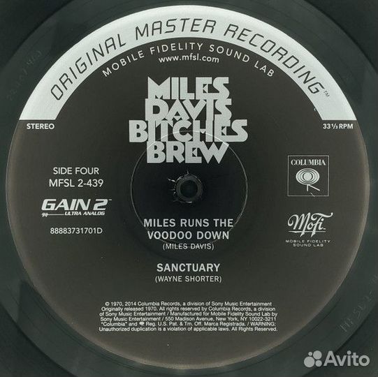 Виниловая пластинка davis miles - bitches brew (2L