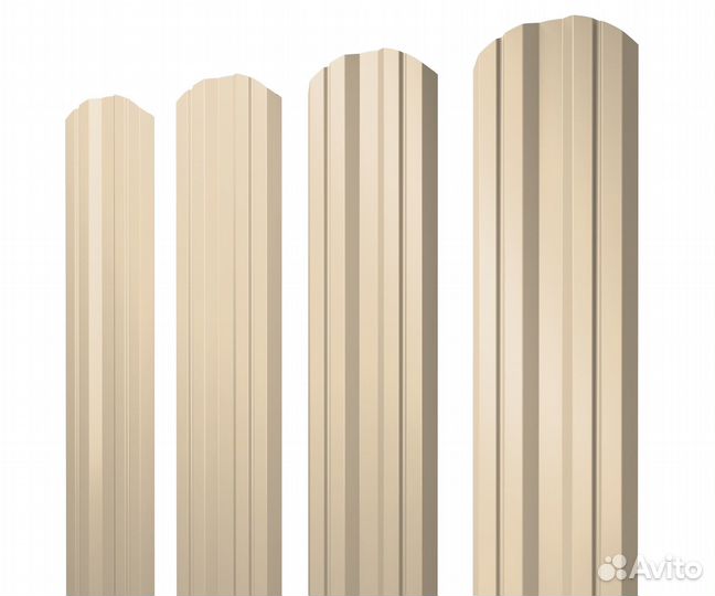 Штакетник металлический 6 форм