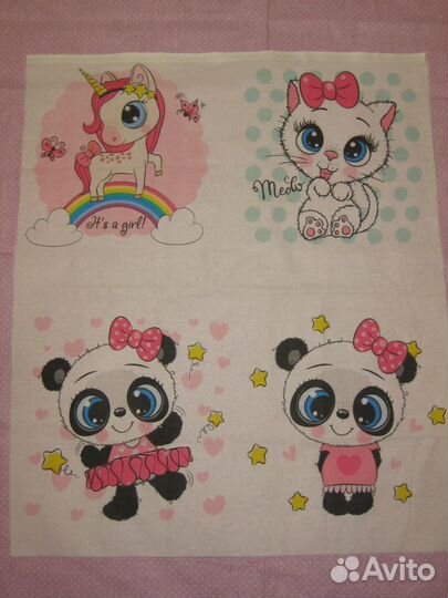 Панели для бортиков,подушек,ткань