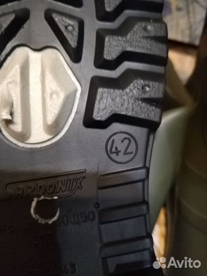 Сапоги резиновые мужские 42 размер