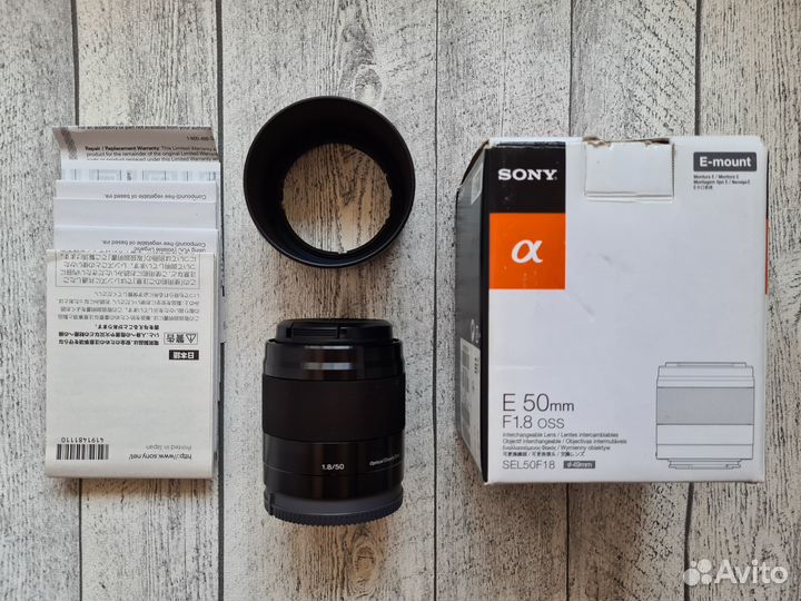 Объектив Sony 50MM F/1.8 OSS (SEL-50F18)
