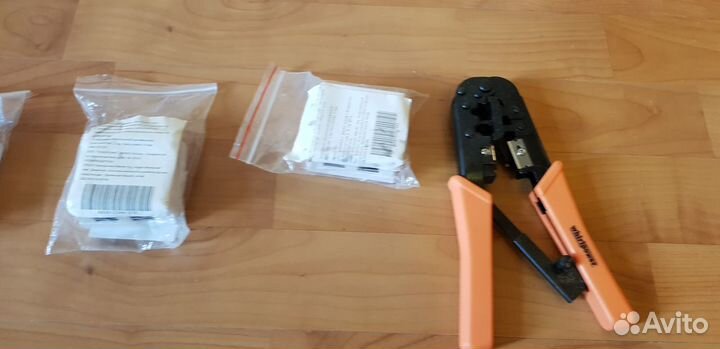 Кабели RJ-45 адаптеры переходники розетки клещи