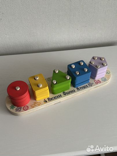 Деревянный сортер монтессори