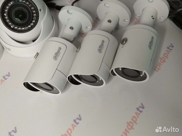 Полный к-т уличного видеонаблюдения 7 камер