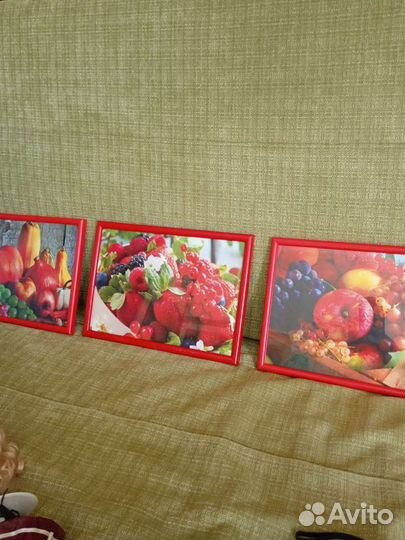 Картина 3 шт для кухни