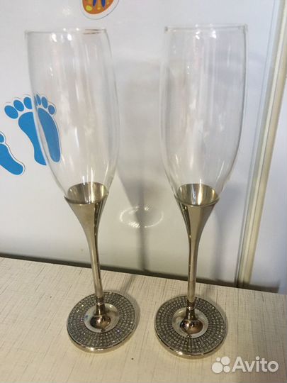 Свадебные Бокалы Swarovski