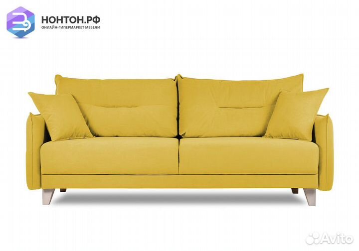 Диван пантограф Велс жёлтый