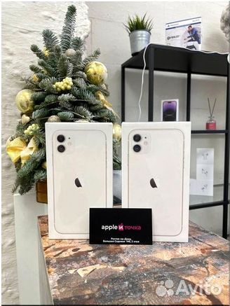 iPhone 11 64 White и чехол
