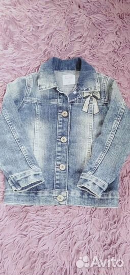 Джинсовая куртка 3-4 года
