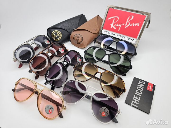 Очки Ray Ban 4376F 601/8G Polarized Violet