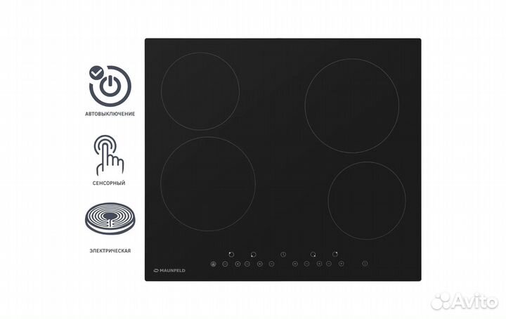 Электрическая варочная панель maunfeld evce.594-BK