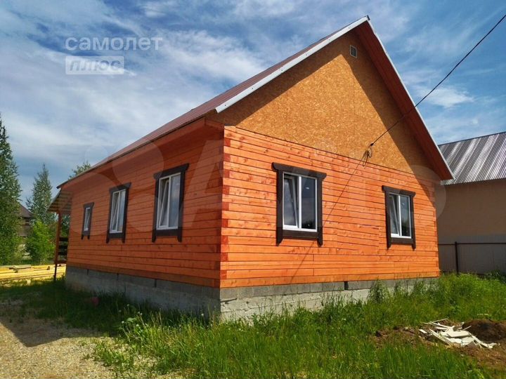 Дом 98 м² на участке 10 сот.