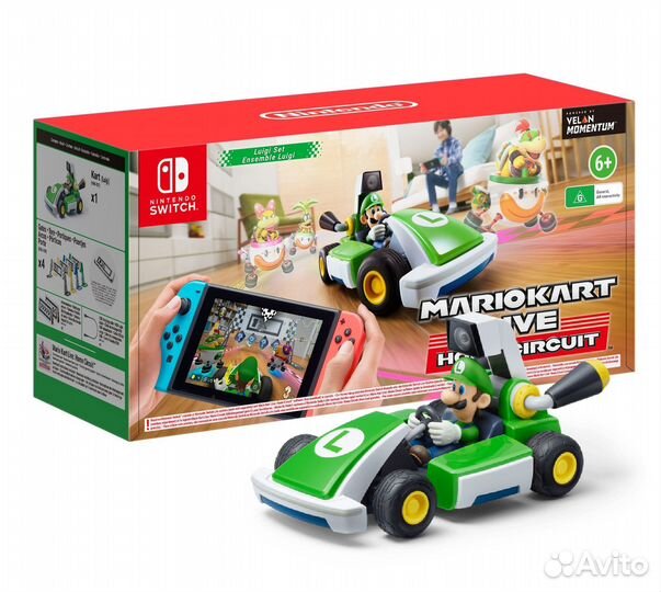 Mario Kart Live: Home Circuit – Luigi Set (Новый)