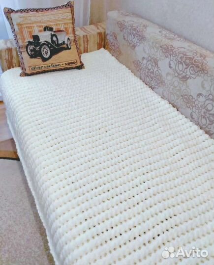 Плед вязаный