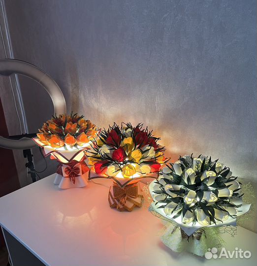 Светильники букеты