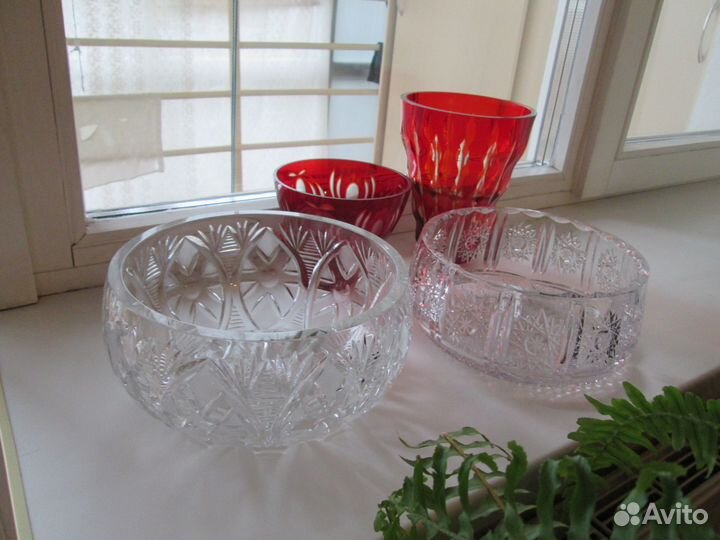 Цветное стекло, хрусталь СССР