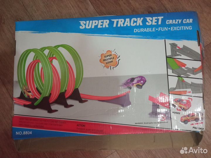 Трек + инерционная машинка