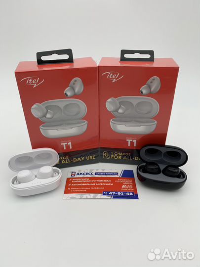 Наушники TWS Itel Earbuds T1