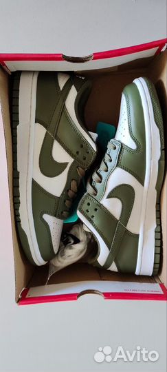 Nike Dunk low Medium Olive оригинал