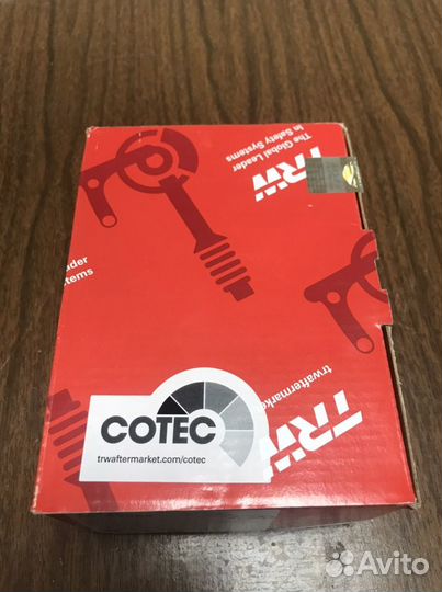 Передние тормозные колодки TRW BMW 5 G30 X3 Новые