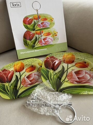 Фруктовница Torix двухъярусная