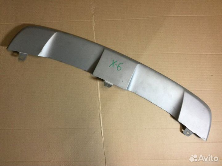 Накладка переднего бампера Bmw X6 E71 2008-2014