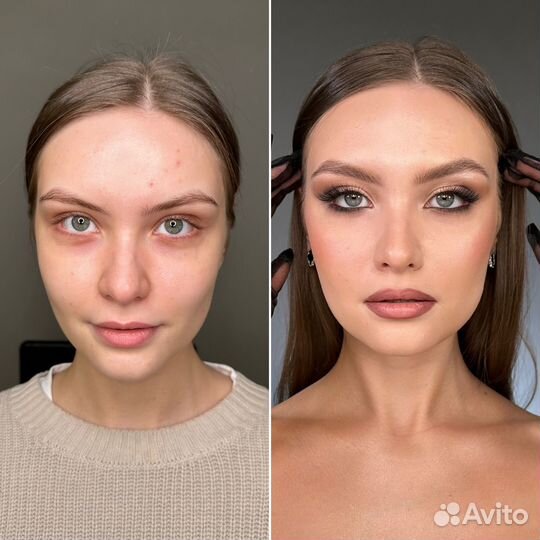 Макияж, прическа