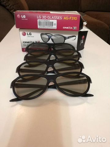 Очки 3D LG новые 4 шт