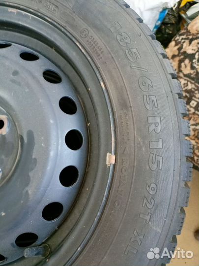 R15 Nokian Tyres Nordman 7 185/65, PCD 4x100 DIA 54.1