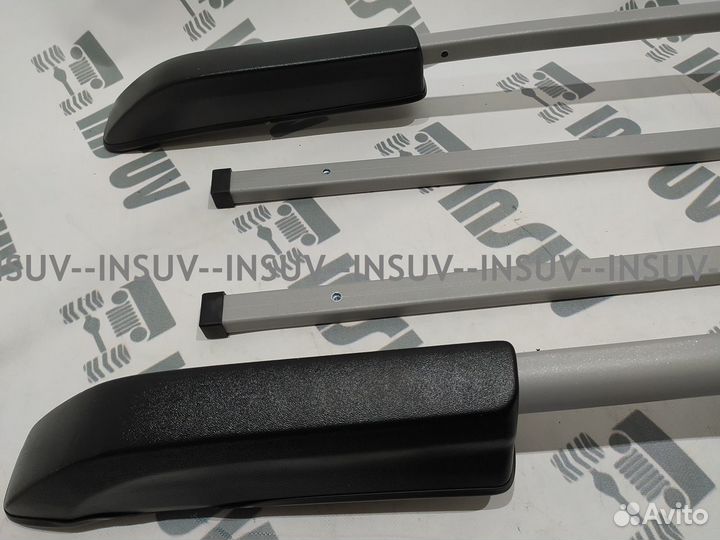 Рейлинги Нива 2121 усиленные (серые) VM