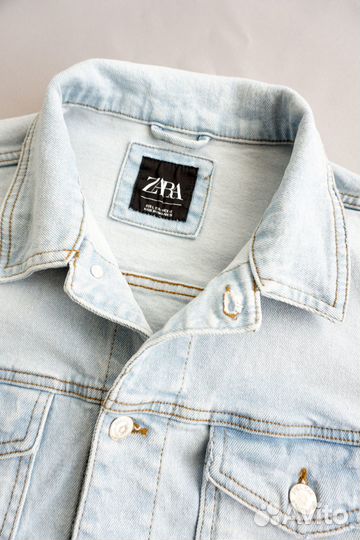 Мужская джинсовая куртка Зара Zara новая